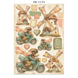 Stamperia Paper, Printed Art Junk Journal Focus Point, A5 - Cozy Family