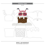 Spellbinder Die, Chimney Caper Clear Stamp & Die Set
