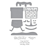 Spellbinder Die, Chimney Caper Clear Stamp & Die Set