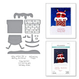 Spellbinder Die, Chimney Caper Clear Stamp & Die Set