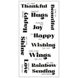 Sizzix Stamps -  Good Vibes #4 (12pk)