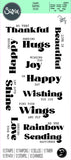 Sizzix Stamps -  Good Vibes #4 (12pk)
