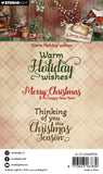 SL Stamps, Warm Holiday Wishes - Cottage Christmas
