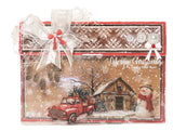SL Stamps, Warm Holiday Wishes - Cottage Christmas
