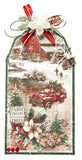 SL Paper, White Tags - Cottage Christmas