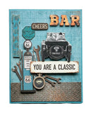 SL Design Paper - Cardmaking Pad,  Gearhead Workshop Essentials 28 Sheets