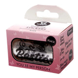 SL Embellishment, Clear Stickers Black - You're My Person