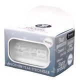 SL Embellishment, Clear Stickers White - Another Year Stronger Essentials 5 Meters