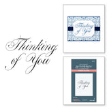 Spellbinders BetterPress Plates, Copperplate Everyday Sentiments - Thinking of You