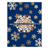 Spellbinders Glimmer Hot Foil Plate & Die Set, Bibi's Snowflakes - Glimmering Snowflakes