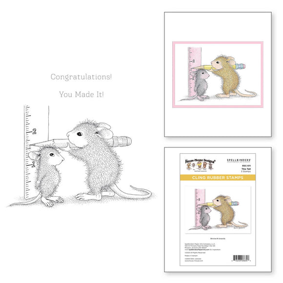 Spellbinders Stamp, House-Mouse Everyday - This Tall