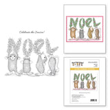Spellbinders Stamp, House-Mouse Holiday - Noel