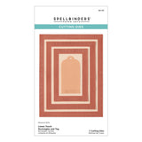 Spellbinders Die, Die, Happier Hour - Linear Touch Rectangles and Tag