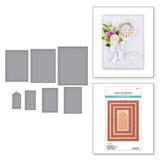 Spellbinders Die, Die, Happier Hour - Linear Touch Rectangles and Tag