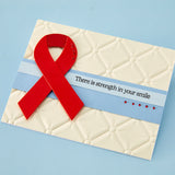 Spellbinders Stamp & Die Set, Awareness Ribbon and Sentiments