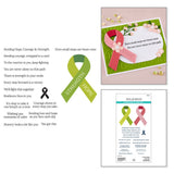 Spellbinders Stamp & Die Set, Awareness Ribbon and Sentiments