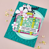 Spellbinders Stamp & Die Set, Retro Suitcase and Sentiments