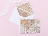 Crafters Companion Stamps, Sara Signature Antique Lace - Banners & Heartfelt Sentiments