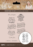 Crafters Companion Stamps, Sara Signature Antique Lace - Banners & Heartfelt Sentiments