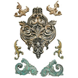 Stamperia Moulds, Art Stories A4 Silicone Mould, Frieze and Corners