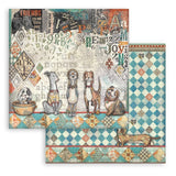 Stamperia Paper, 12X12 Paper Pad, Furry Friends