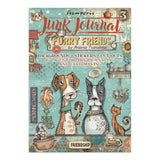 Stamperia Paper, Junk Journal Backgrounds + Stickers + Cut Outs, Furry Friends