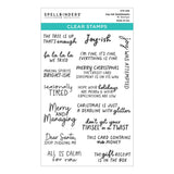 Spellbinder Stamp, Joy-ish Sentiments Set