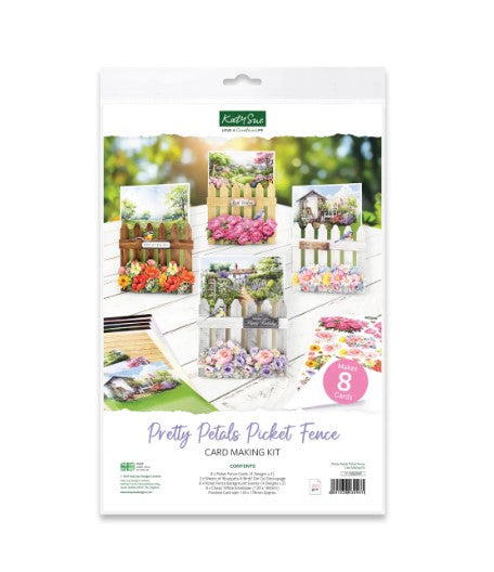 Katy Sue Paper, Pretty Petals Picket Fence, Card Making Kit