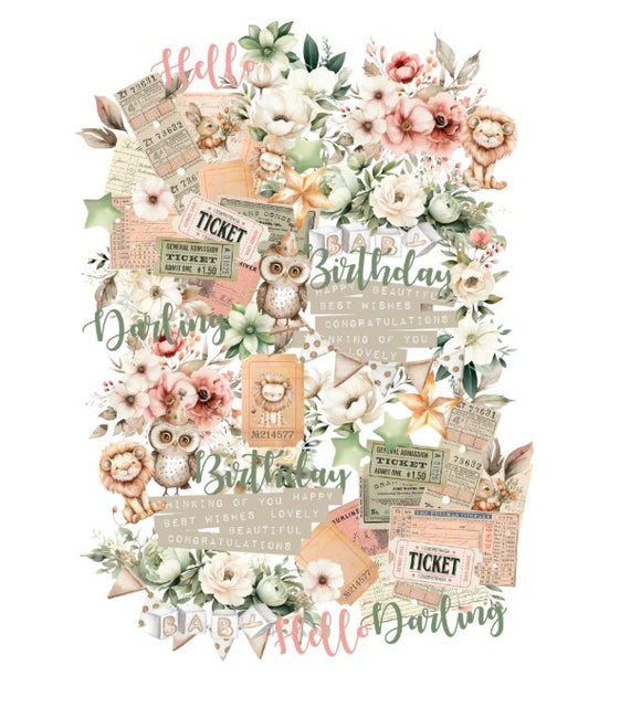 Uniquely Creative Embellishment, Hello Darling -  Creative Cuts
