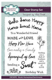Creative Expressions Stamp, Sam Poole - Rustic Homestead Sentiments