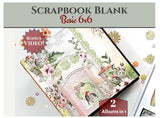 CrafTreat Albums, Scrapbook Blanks - Basic 6x6