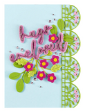 Spellbinders Die -  Berry Fields Border from the Vivid Expressions Collection