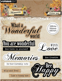 StudioLight Embellishment, Sticker Paper Pad Sentiments - Sweet Bee Memories