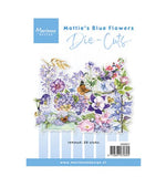 Marianne Design Embellishment, A6 Die Cuts - Mattie's Blue Flowers