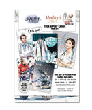 3Quarter Designs Paper, Medical Staff -  Mini Tuck N Play Cards