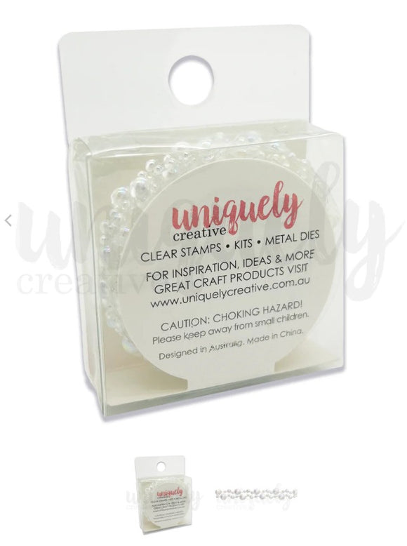 Uniquely Creative Embellishment, Pearl Tape - Chantilly