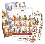 Katy Sue Embellishment, Santa Paws Die Cut Topper & Decoupage Collection