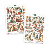 Katy Sue Embellishment, Santa Paws Die Cut Topper & Decoupage Collection