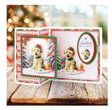 Katy Sue Embellishment, Santa Paws Die Cut Topper & Decoupage Collection