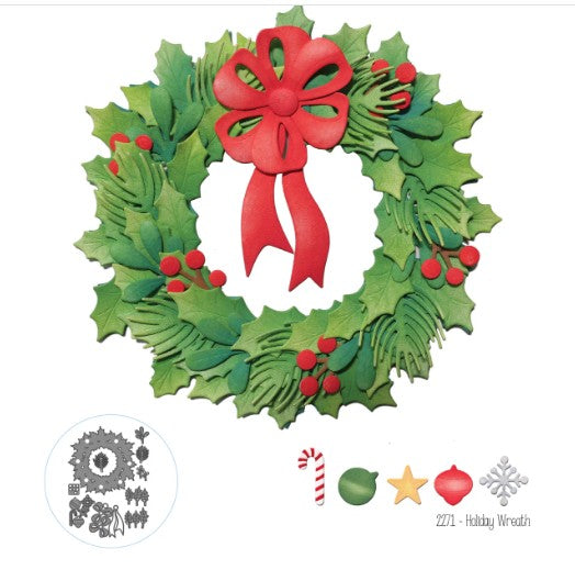 Elizabeth Crafts Dies - Holiday Wreath