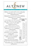 Altenew Stamps -  Beautiful Quotes Stamp Set