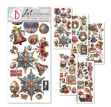 Ciao Bella Embellishment, Transparent Adhesive Sheets 5/Pkg - Toy Shop