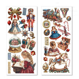 Ciao Bella Embellishment, Transparent Adhesive Sheets 5/Pkg - Toy Shop