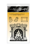 Hunkdory Crafts Stamp, For the Love of Stamps - Festive Fireplace