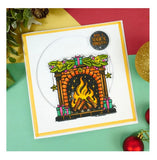 Hunkdory Crafts Stamp, For the Love of Stamps - Festive Fireplace