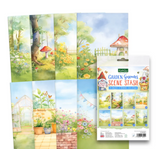Katy Sue Paper, Garden Gnomes Scene Stash 24 sheets