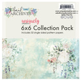 Uniquely Creative Paper, Floral Archives 6 x 6 Collection Pack