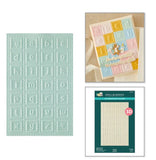 Spellbinders Embossing Folder - Classic Pooh Baby Blocks