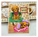 Elizabeth Crafts Stamps, Dog Days Sentiments