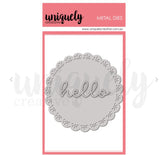Uniquely Creative Die - Delicate Doily Die